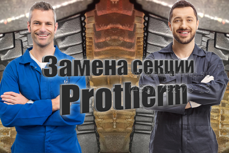 Замена секции Protherm