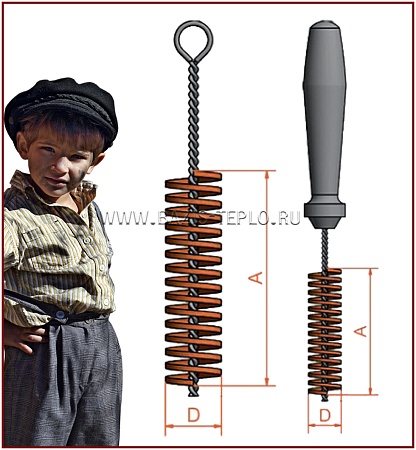 Ерш 50х100 мм, STA 0,30 мм, прямоугольный, 1000х100 мм, стержень 4,0 мм